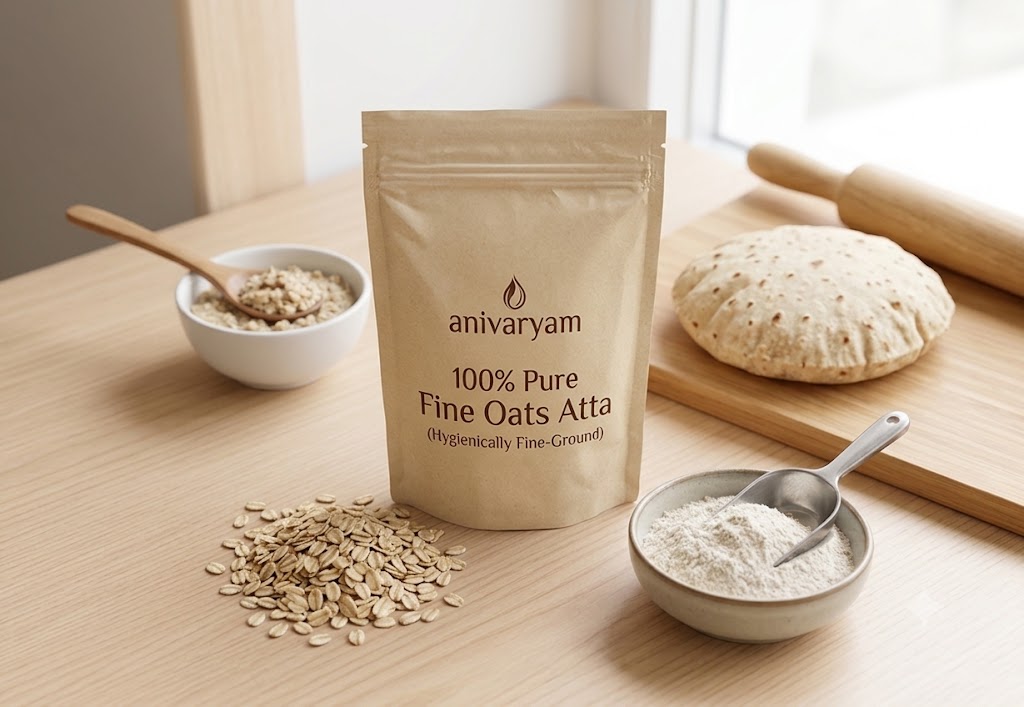 100% Pure Oats Atta (Fine-Ground)