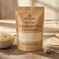 Anivaryam 100% Pure Soyabean Atta (High-Protein & Fine-Ground) | 500GM